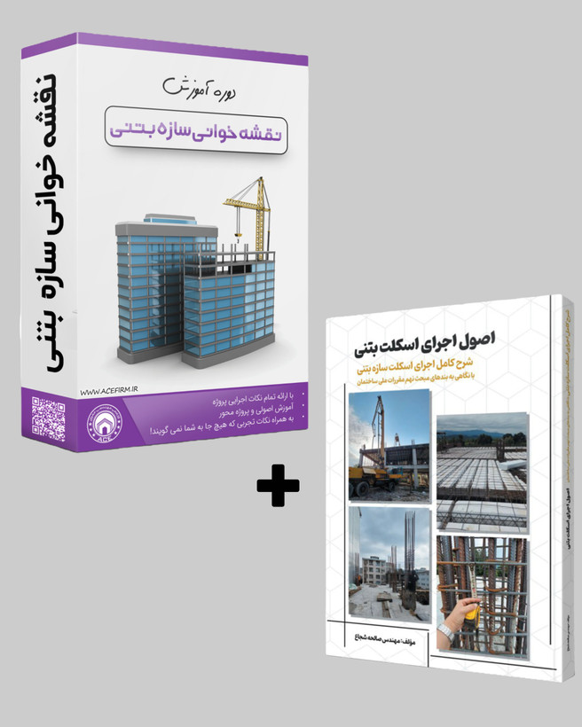 بسته نقشه خوانی به همراه کتاب اجرای رنگی